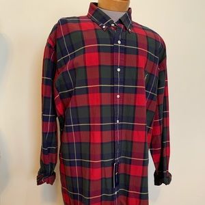 Ralph Lauren Red Plaid Button Down 2XL